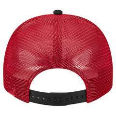 San Francisco 49ers New Era Banner A-Frame 9FIFTY Trucker Snapback Hat Cream/Scarlet - NFL