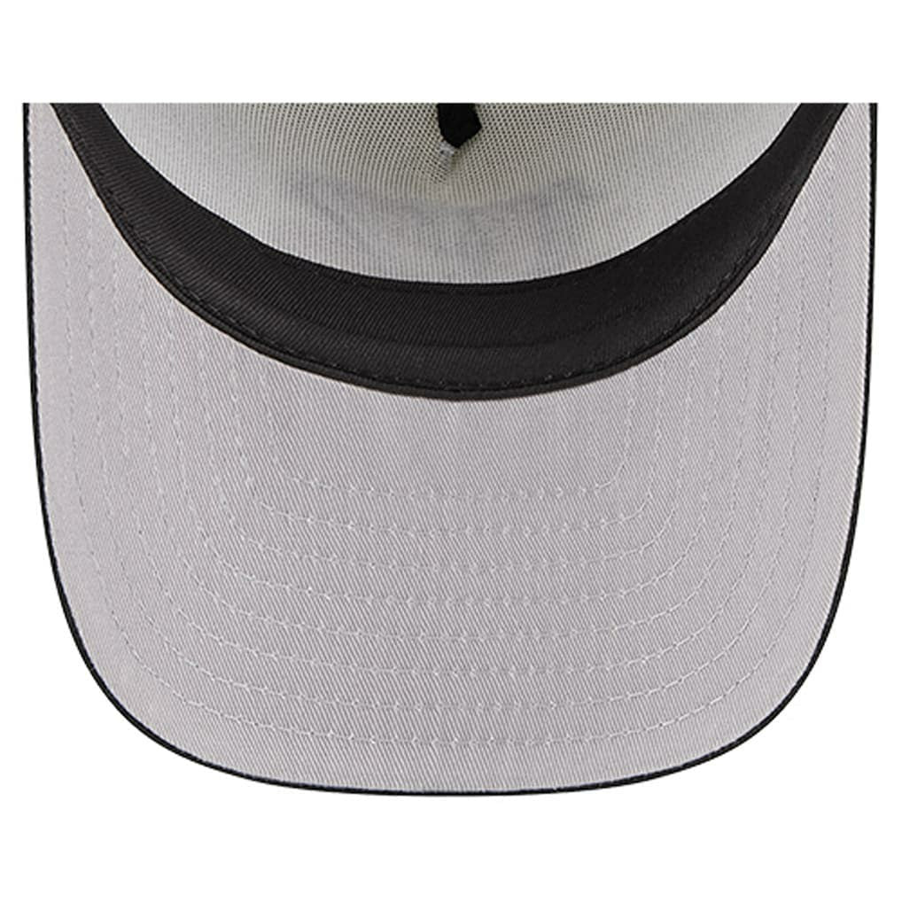 Cincinnati Bengals New Era Banner A-Frame 9FIFTY Trucker Snapback Hat Cream/Black - NFL