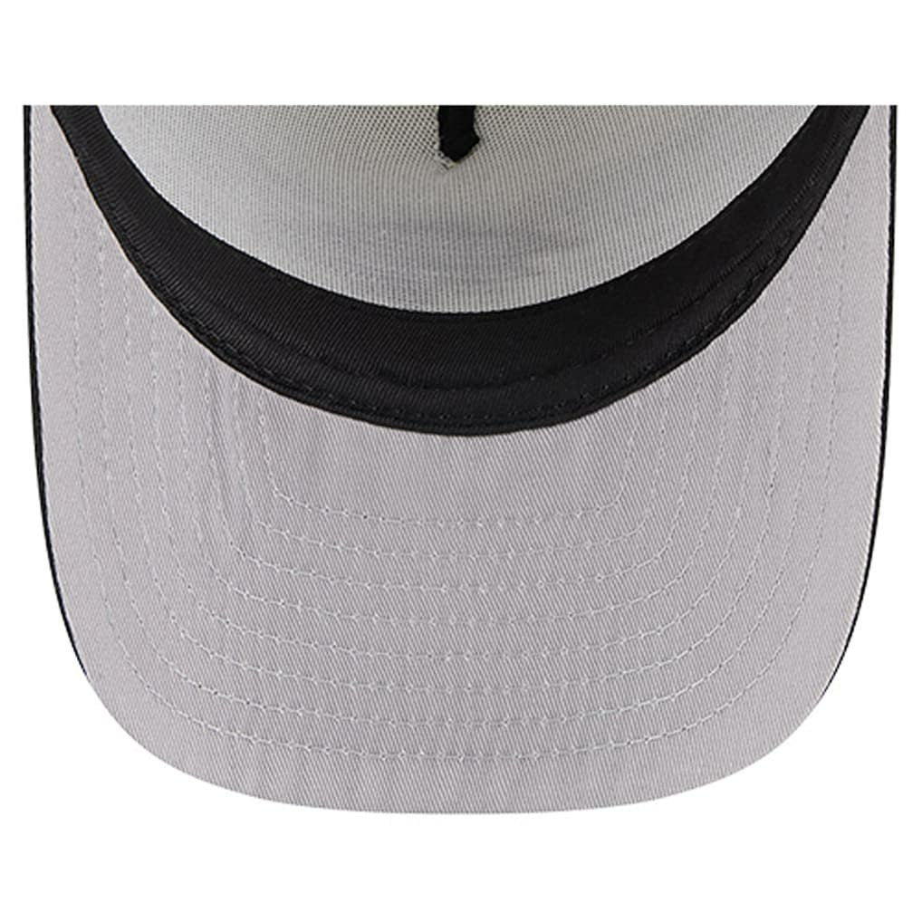 Baltimore Ravens New Era Banner A-Frame 9FIFTY Trucker Snapback Hat Cream/Black - NFL