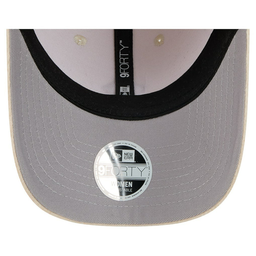 Kansas City Chiefs New Era Women's Comfy 9FORTY Adjustable Hat Cream - NFL