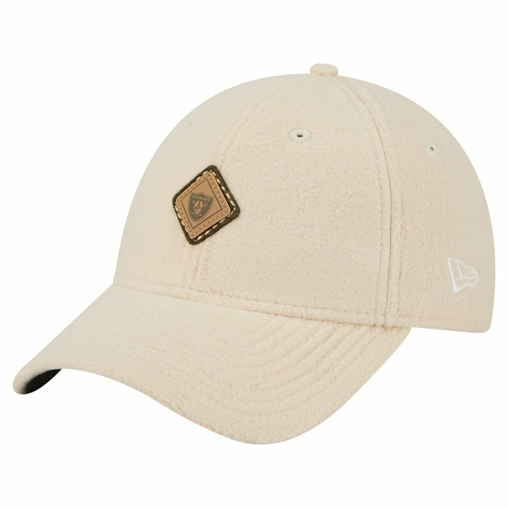 Las Vegas Raiders New Era Women's Comfy 9FORTY Adjustable Hat Cream - NFL