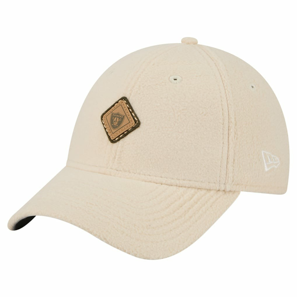 Las Vegas Raiders New Era Women's Comfy 9FORTY Adjustable Hat Cream - NFL