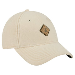 Green Bay Packers New Era Women's Comfy 9FORTY Adjustable Hat Cream - NFL