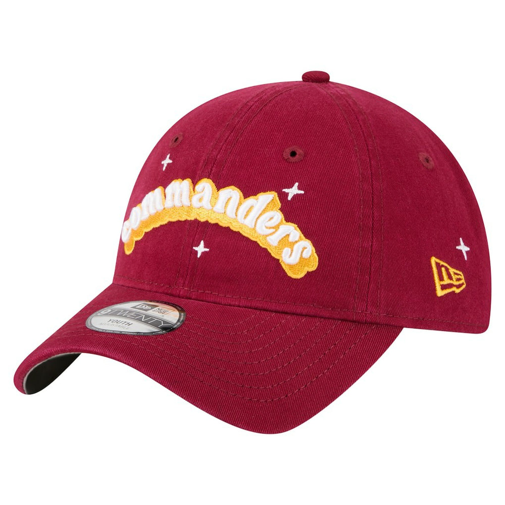 Washington Commanders New Era Girls Youth Cheer 9TWENTY Adjustable Hat Burgundy - NFL