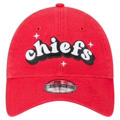 Kansas City Chiefs New Era Girls Youth Cheer 9TWENTY Adjustable Hat Red - NFL