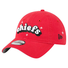 Kansas City Chiefs New Era Girls Youth Cheer 9TWENTY Adjustable Hat Red - NFL