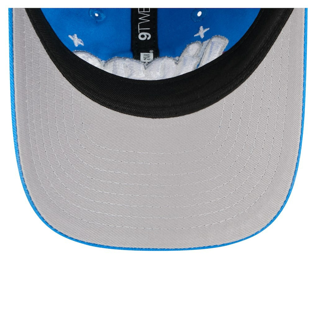 Detroit Lions New Era Girls Youth Cheer 9TWENTY Adjustable Hat Blue - NFL