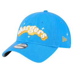 Los Angeles Chargers New Era Girls Youth Cheer 9TWENTY Adjustable Hat Powder Blue - NFL