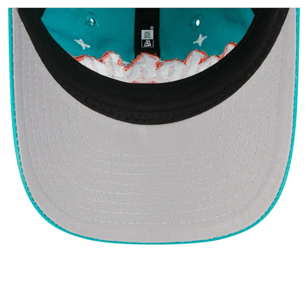 Miami Dolphins New Era Girls Youth Cheer 9TWENTY Adjustable Hat Aqua - NFL