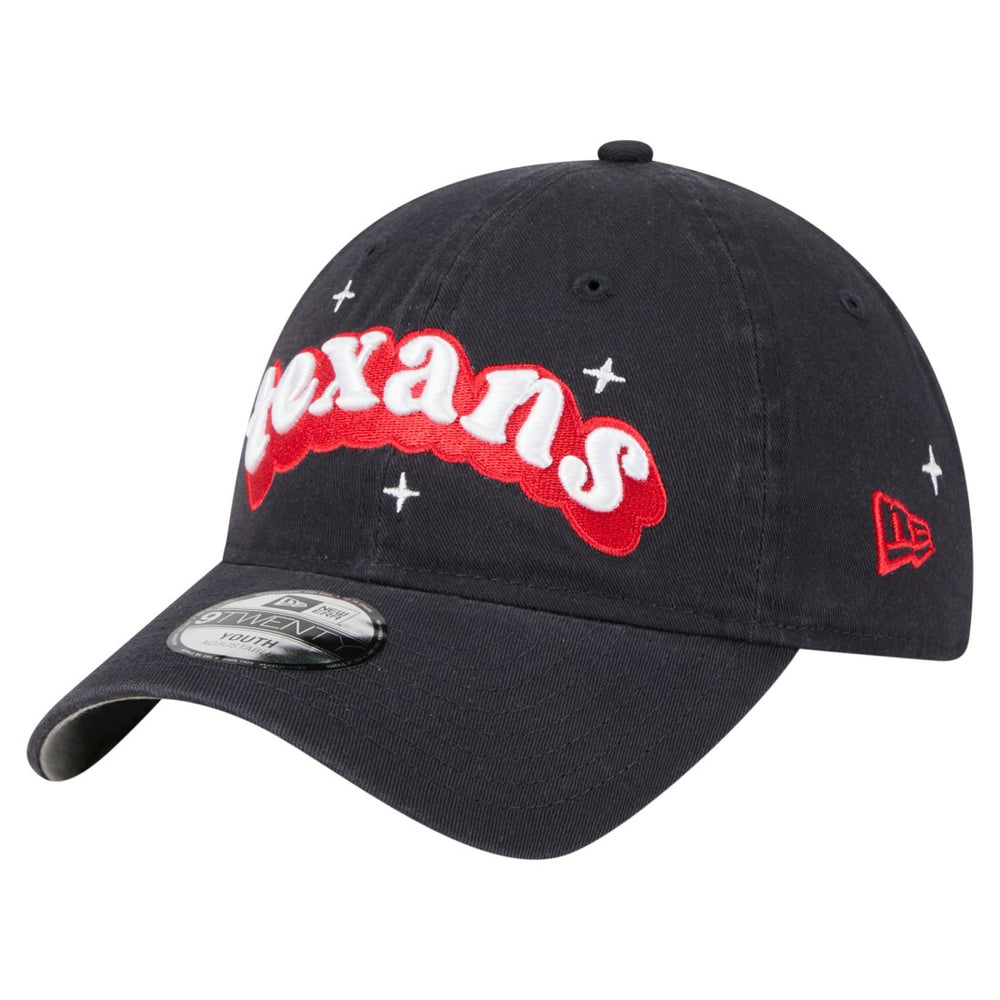 Houston Texans New Era Girls Youth Cheer 9TWENTY Adjustable Hat Navy - NFL