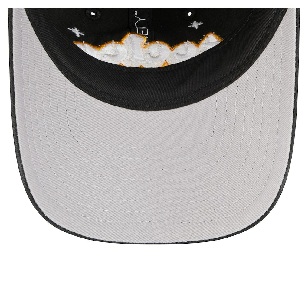 Pittsburgh Steelers New Era Girls Youth Cheer 9TWENTY Adjustable Hat Black - NFL
