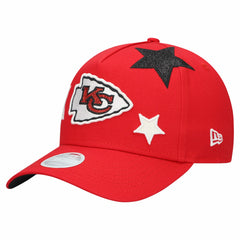Kansas City Chiefs New Era Women's Stardom A-Frame 9FORTY Adjustable Hat Red - NFL