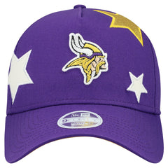 Minnesota Vikings New Era Women's Stardom A-Frame 9FORTY Adjustable Hat Purple - NFL
