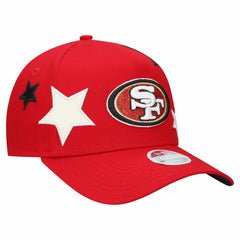 San Francisco 49ers New Era Women's Stardom A-Frame 9FORTY Adjustable Hat Scarlet - NFL