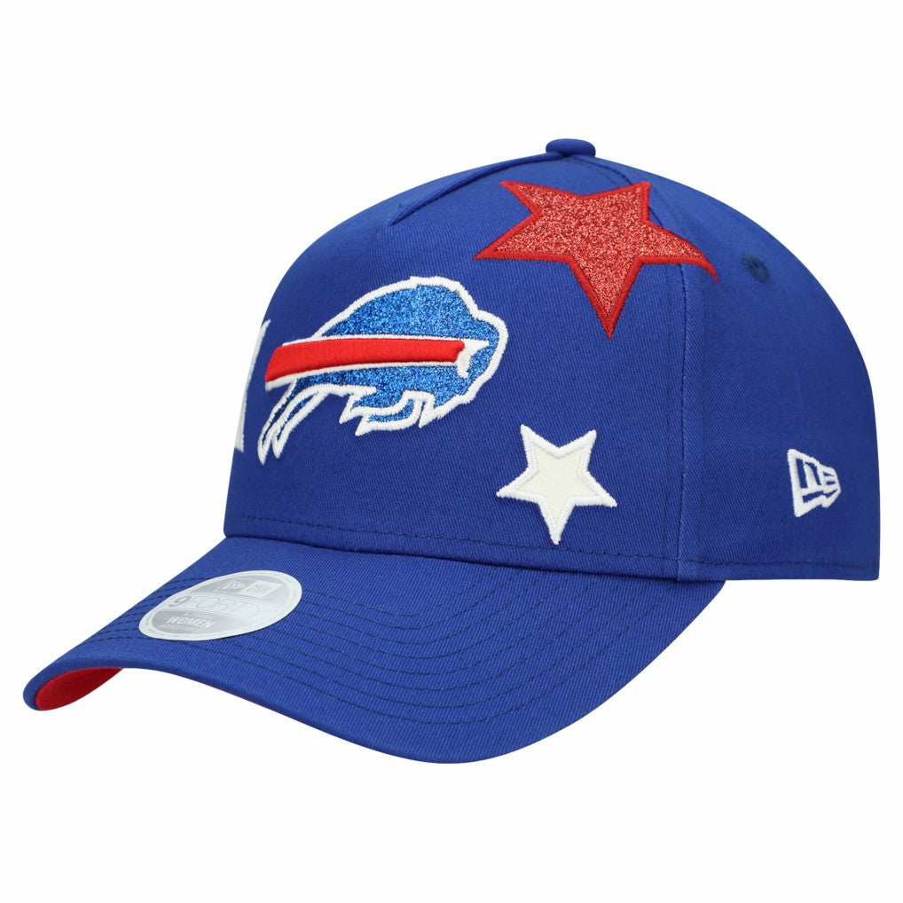 Buffalo Bills New Era Women's Stardom A-Frame 9FORTY Adjustable Hat Royal - NFL