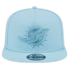 Miami Dolphins New Era Color Pack A-Frame 9FIFTY Snapback Hat Light Blue - NFL