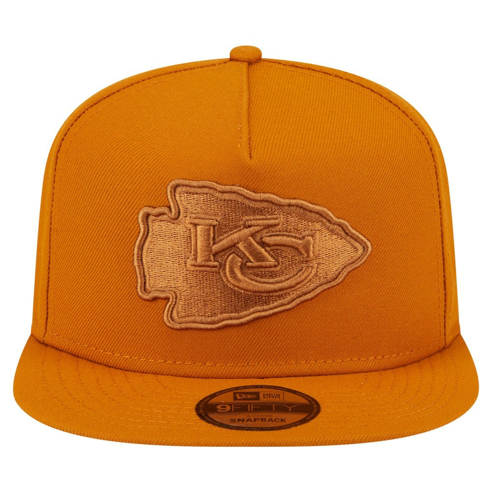 Kansas City Chiefs New Era Color Pack A-Frame 9FIFTY Snapback Hat Brown - NFL