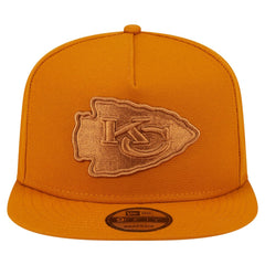 Kansas City Chiefs New Era Color Pack A-Frame 9FIFTY Snapback Hat Brown - NFL