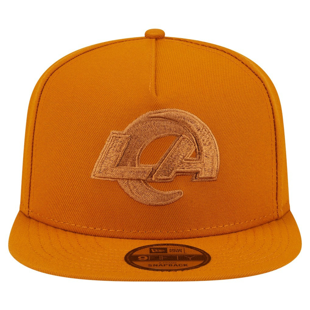 Los Angeles Rams New Era Color Pack A-Frame 9FIFTY Snapback Hat Brown - NFL