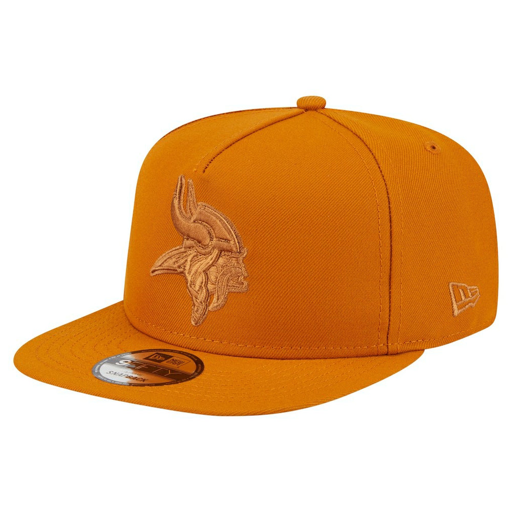 Minnesota Vikings New Era Color Pack A-Frame 9FIFTY Snapback Hat Brown - NFL