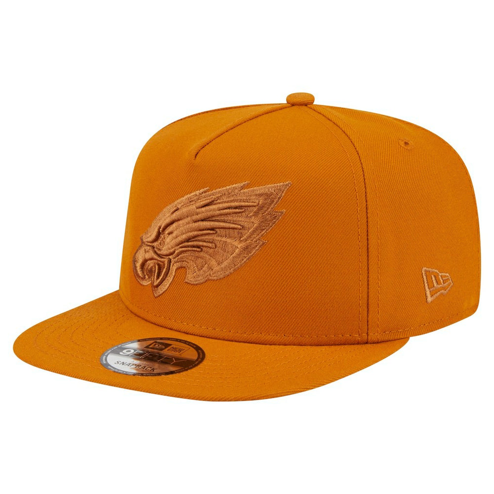 Philadelphia Eagles New Era Color Pack A-Frame 9FIFTY Snapback Hat Brown - NFL