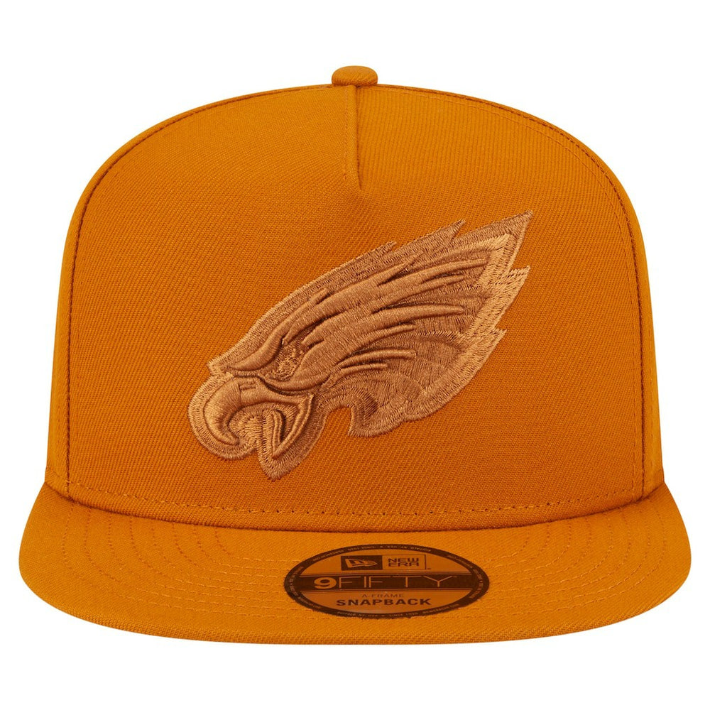 Philadelphia Eagles New Era Color Pack A-Frame 9FIFTY Snapback Hat Brown - NFL