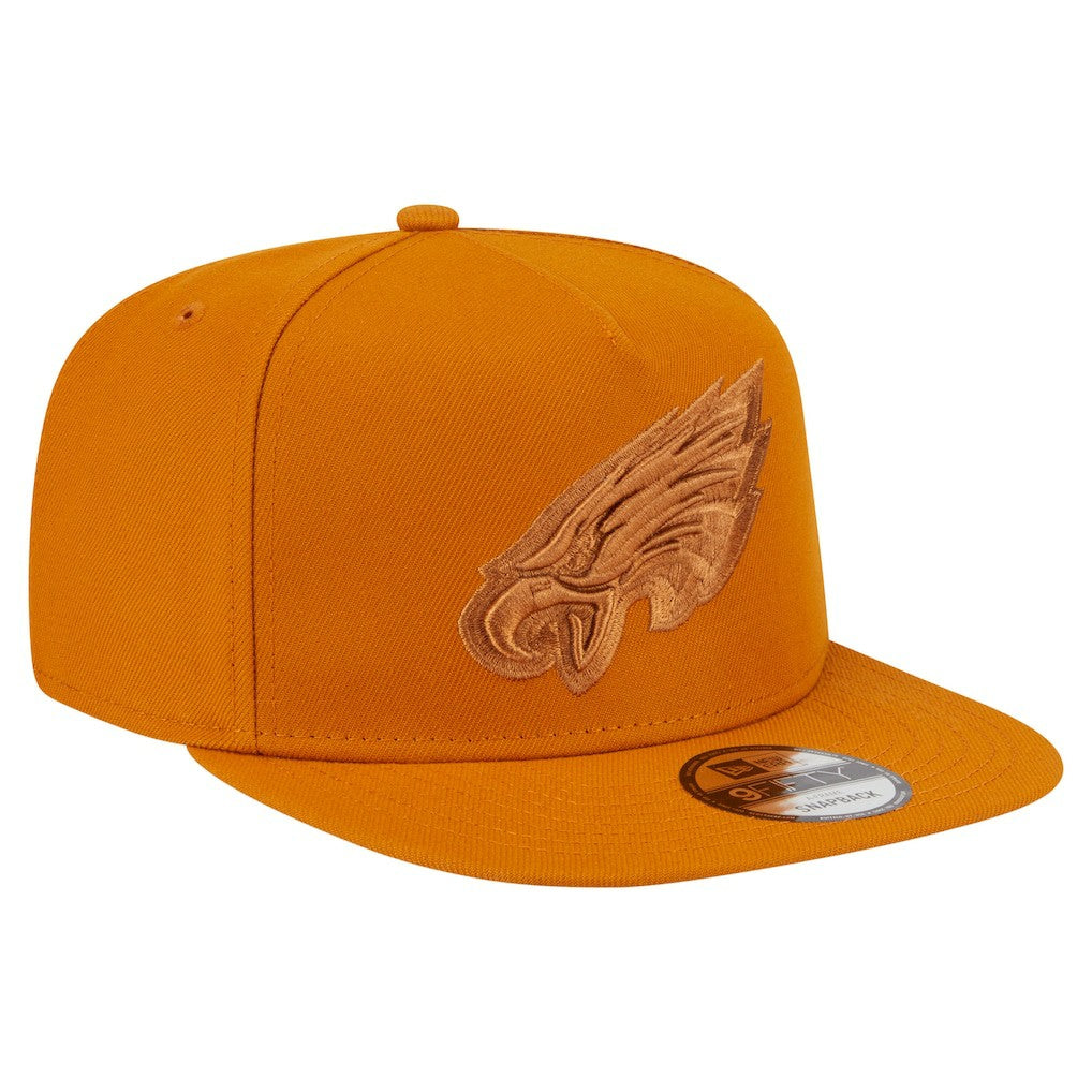 Philadelphia Eagles New Era Color Pack A-Frame 9FIFTY Snapback Hat Brown - NFL