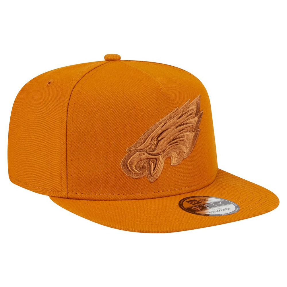 Philadelphia Eagles New Era Color Pack A-Frame 9FIFTY Snapback Hat Brown - NFL