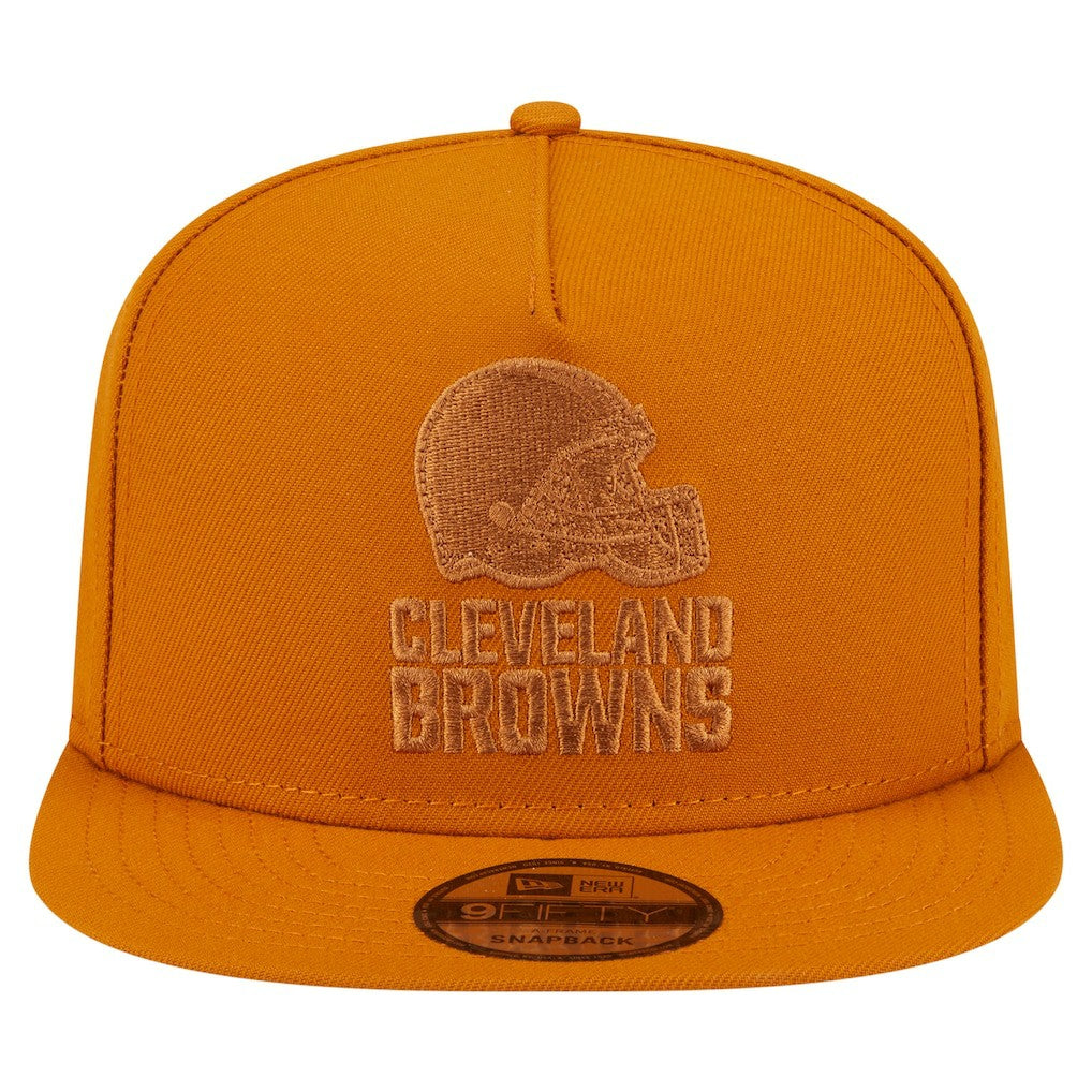 Cleveland Browns New Era Color Pack A-Frame 9FIFTY Snapback Hat Brown - NFL