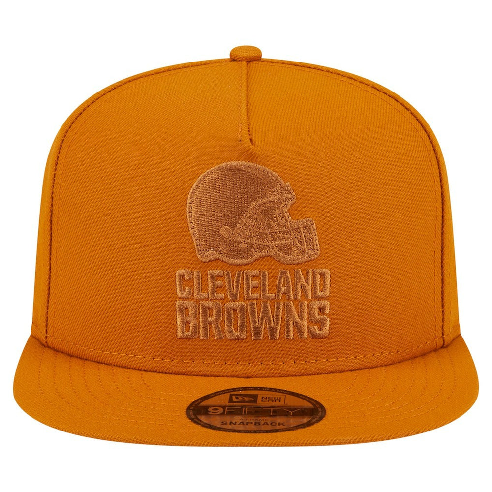 Cleveland Browns New Era Color Pack A-Frame 9FIFTY Snapback Hat Brown - NFL