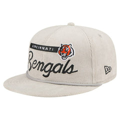 Cincinnati Bengals New Era Cord Rope Corduroy 9FIFTY Snapback Hat Gray - NFL