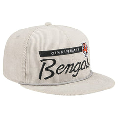 Cincinnati Bengals New Era Cord Rope Corduroy 9FIFTY Snapback Hat Gray - NFL