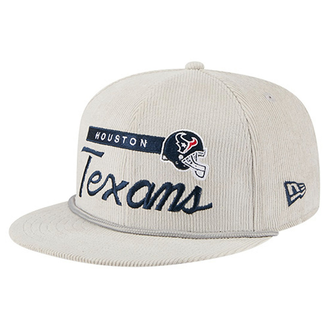 Houston Texans New Era Cord Rope Corduroy 9FIFTY Snapback Hat Gray - NFL