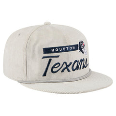 Houston Texans New Era Cord Rope Corduroy 9FIFTY Snapback Hat Gray - NFL