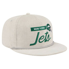 New York Jets New Era Cord Rope Corduroy 9FIFTY Snapback Hat Gray - NFL