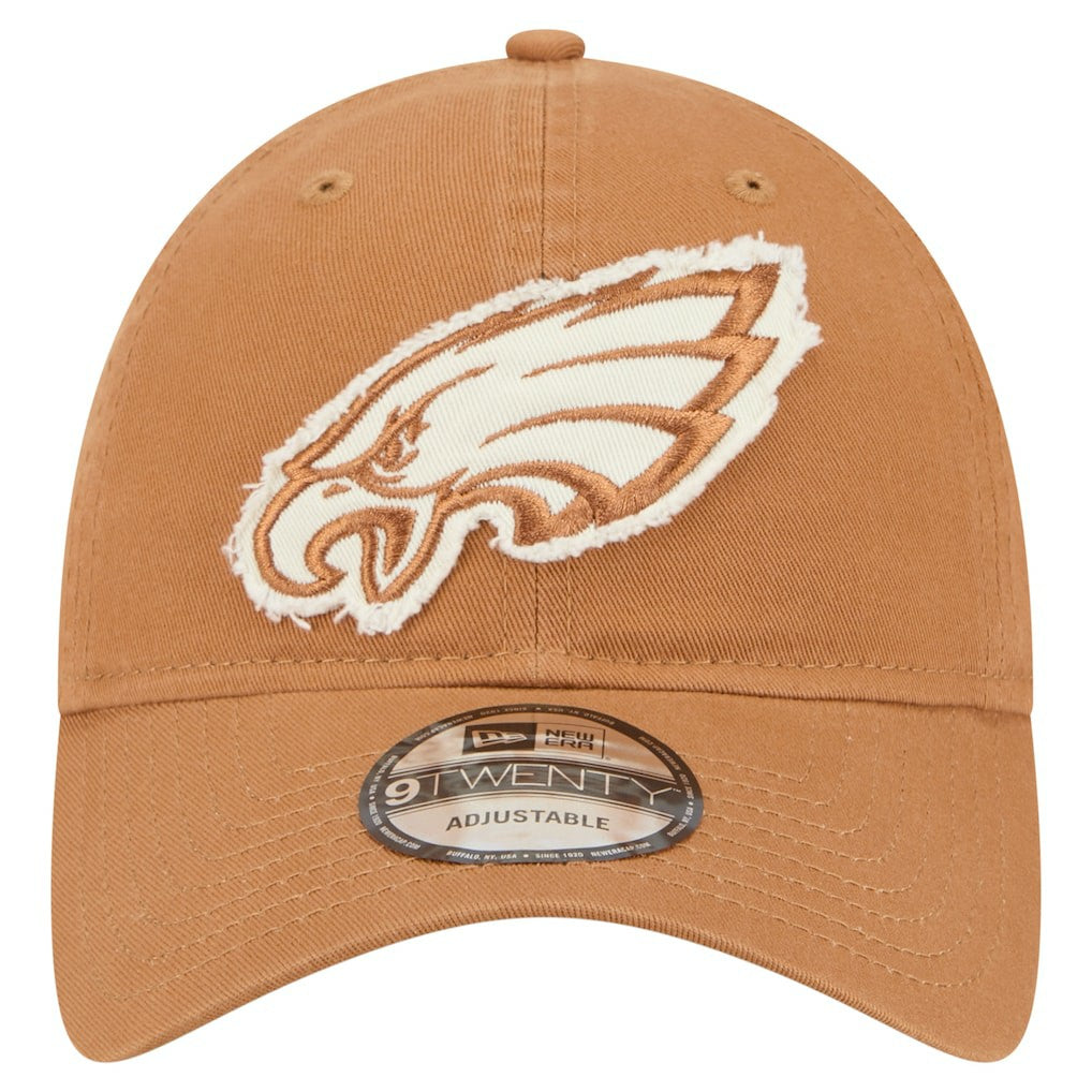 Philadelphia Eagles New Era Stamp 9TWENTY Adjustable Hat Brown - NFL