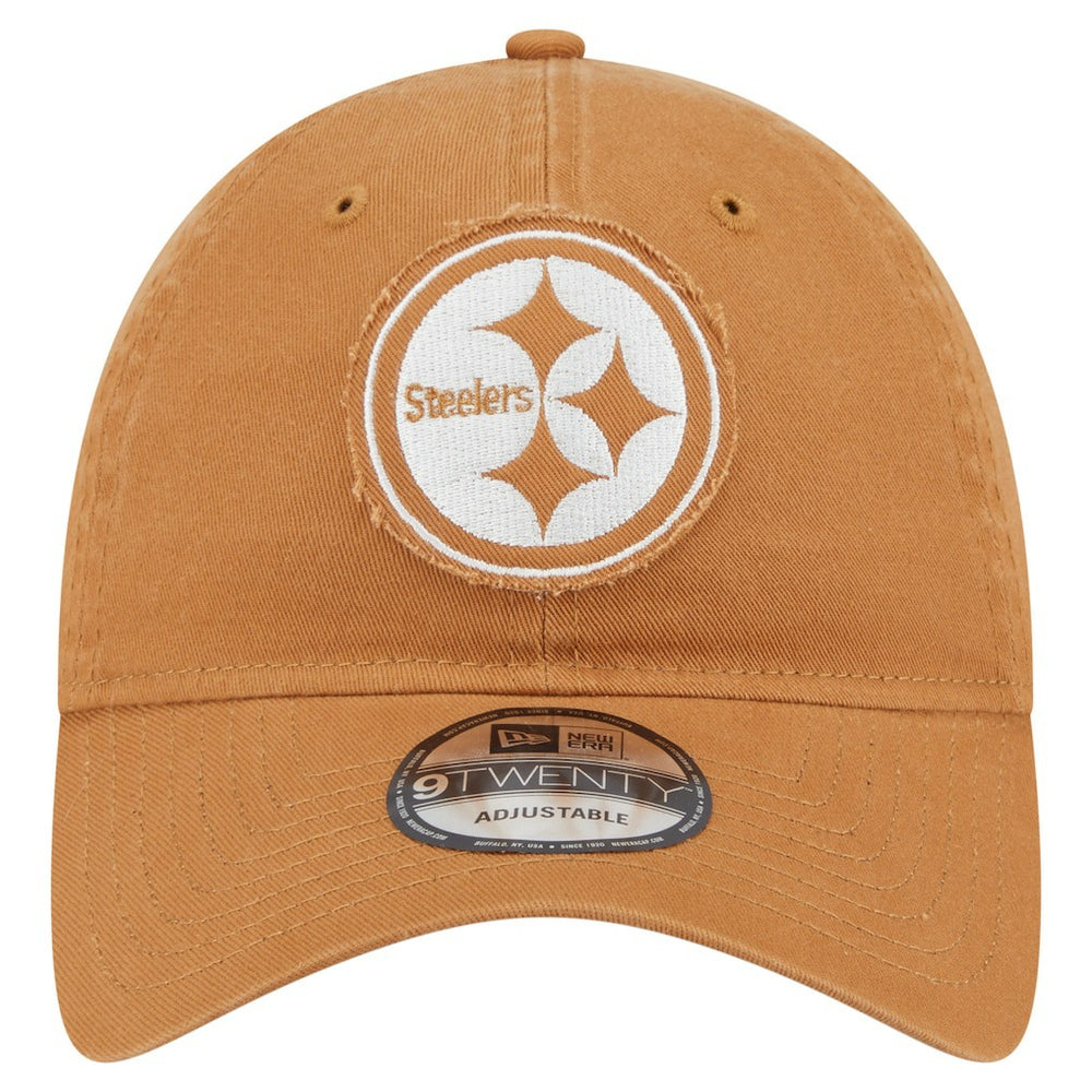Pittsburgh Steelers New Era Stamp 9TWENTY Adjustable Hat Brown - NFL
