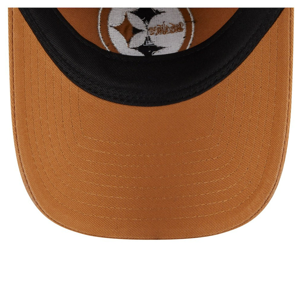 Pittsburgh Steelers New Era Stamp 9TWENTY Adjustable Hat Brown - NFL