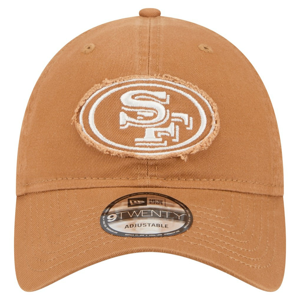 San Francisco 49ers New Era Stamp 9TWENTY Adjustable Hat Brown - NFL