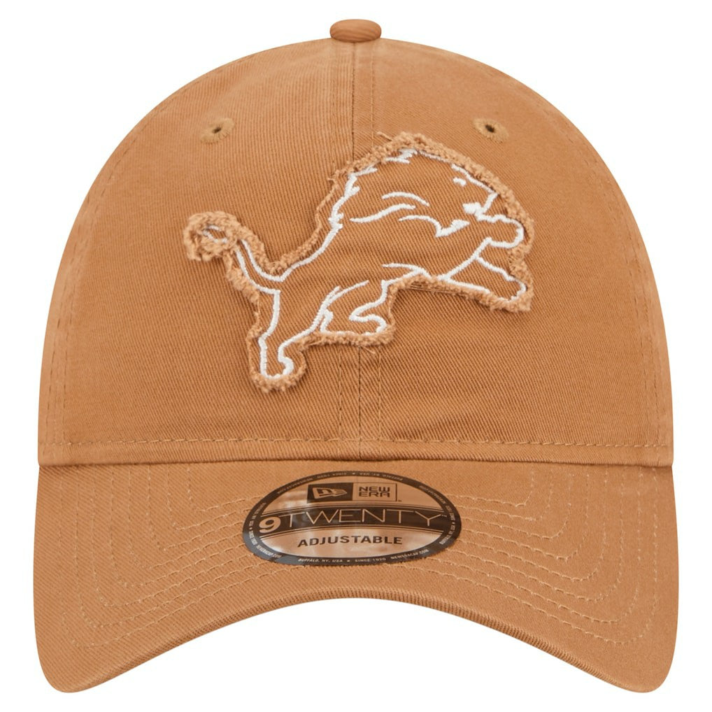 Detroit Lions New Era Stamp 9TWENTY Adjustable Hat Brown - NFL