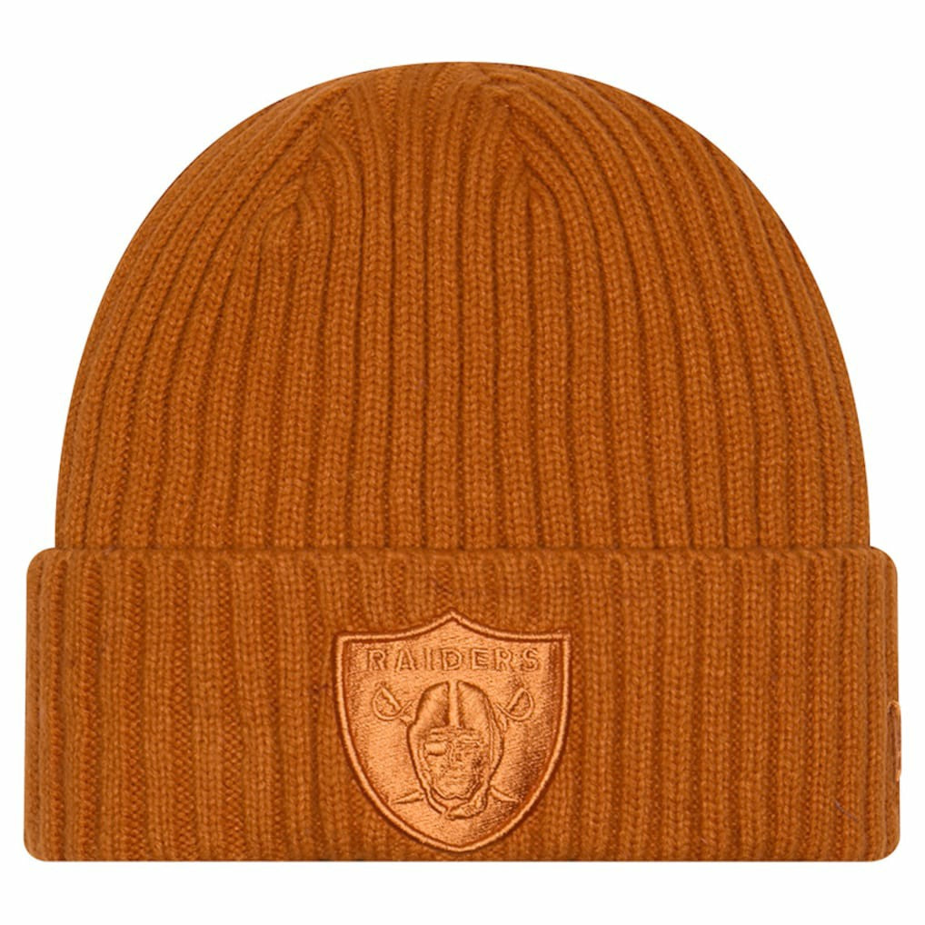Las Vegas Raiders New Era Color Pack Cuffed Knit Hat Brown - NFL