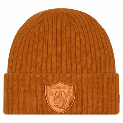 Las Vegas Raiders New Era Color Pack Cuffed Knit Hat Brown - NFL