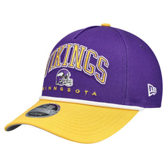 Minnesota Vikings New Era Youth Arch COOLERA 9FORTY A-Frame Adjustable Hat Purple/Gold - NFL