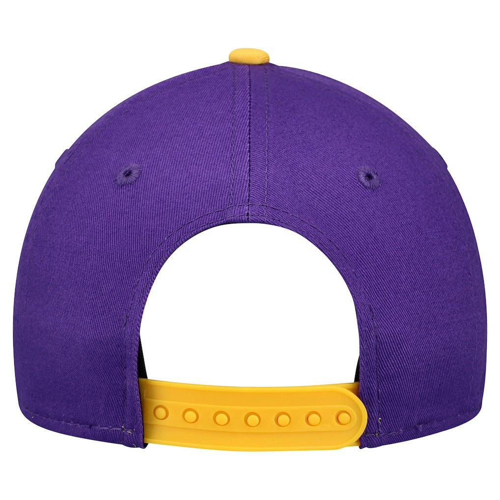Minnesota Vikings New Era Youth Arch COOLERA 9FORTY A-Frame Adjustable Hat Purple/Gold - NFL