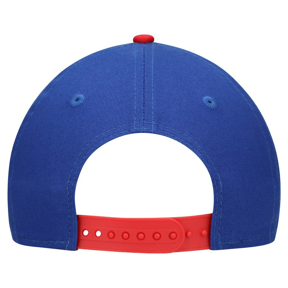 Buffalo Bills New Era Youth Arch COOLERA 9FORTY A-Frame Adjustable Hat Royal/Red - NFL