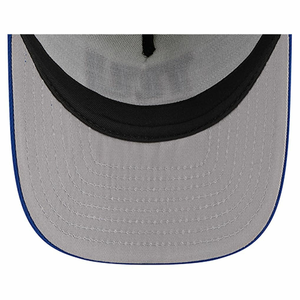 New York Giants New Era Youth Banner 9FIFTY A-Frame Adjustable Trucker Hat Cream/Royal - NFL