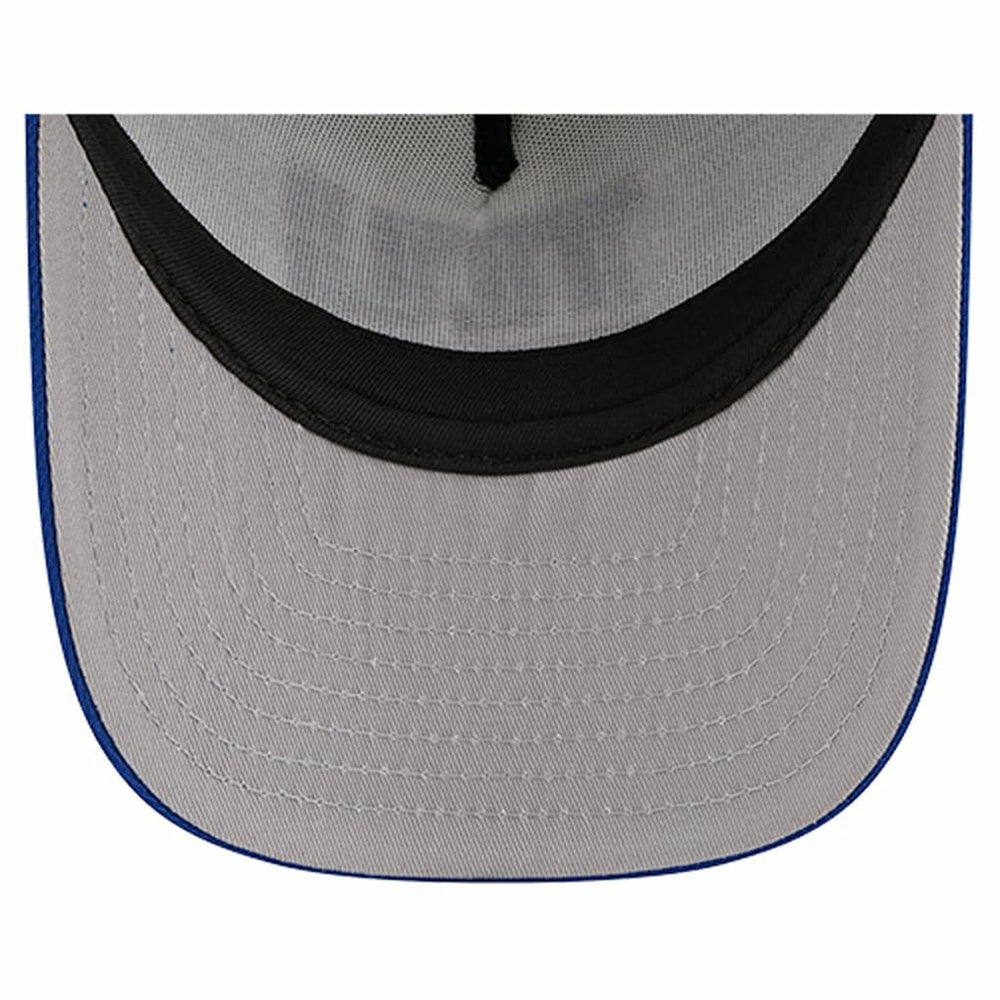 New York Giants New Era Youth Banner 9FIFTY A-Frame Adjustable Trucker Hat Cream/Royal - NFL