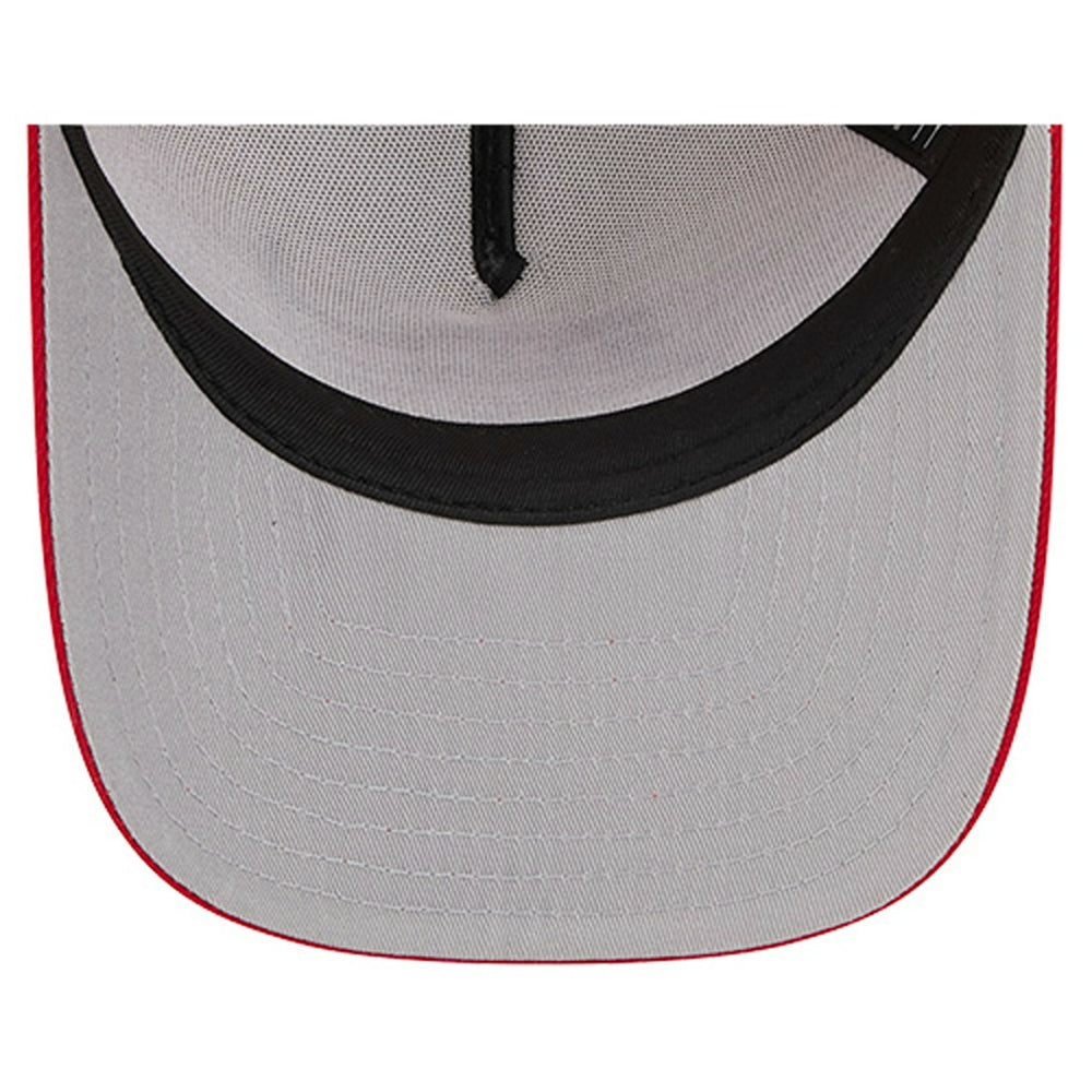 Tampa Bay Buccaneers New Era Youth Banner 9FIFTY A-Frame Adjustable Trucker Hat Cream/Red - NFL