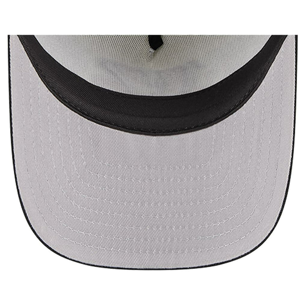 Cincinnati Bengals New Era Youth Banner 9FIFTY A-Frame Adjustable Trucker Hat Cream/Black - NFL