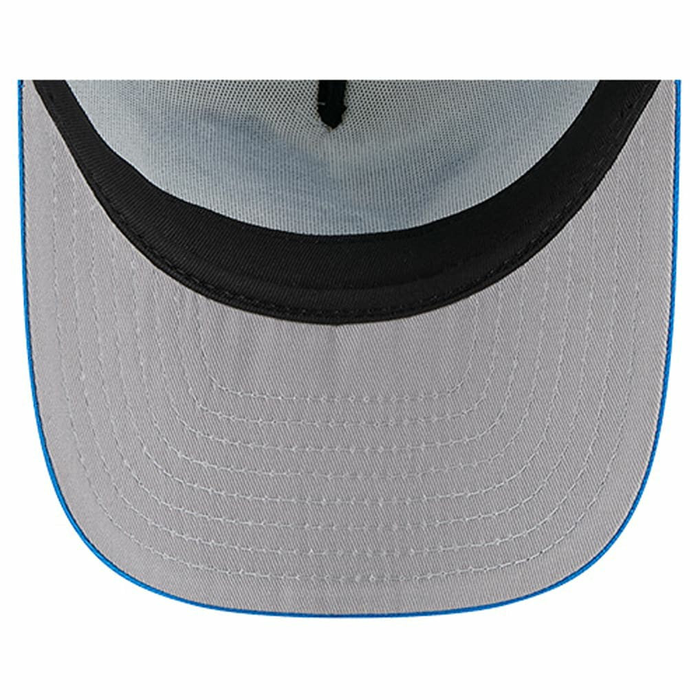 Detroit Lions New Era Youth Banner 9FIFTY A-Frame Adjustable Trucker Hat Cream/Blue - NFL
